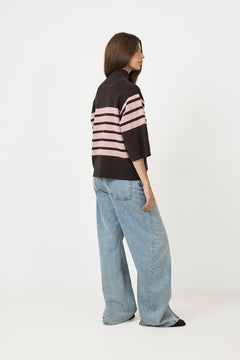 Tildaiw Highneck - Chocolate Tort/Pale Mauve