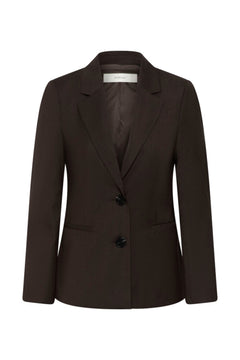 Cadieiw Mel Core Blazer - Chocolate Brown Melange