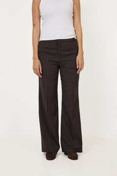 Cadieiw Mel Core Pant - Chocolate Brown Melange