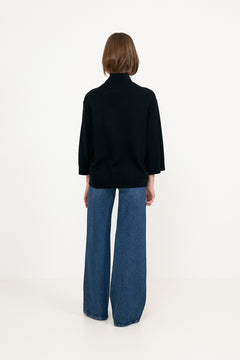 Tallyiw Monika Highneck - Black