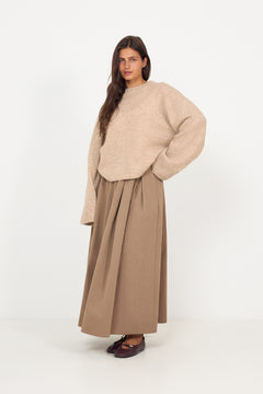 Niclas Short Sweater - Oyster