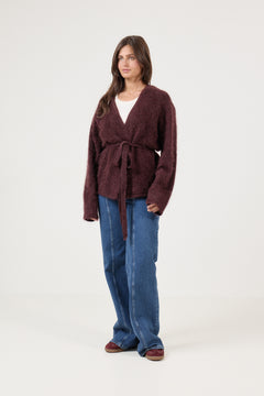 Neriselle Cardigan - Bordeaux