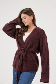 Neriselle Cardigan - Bordeaux