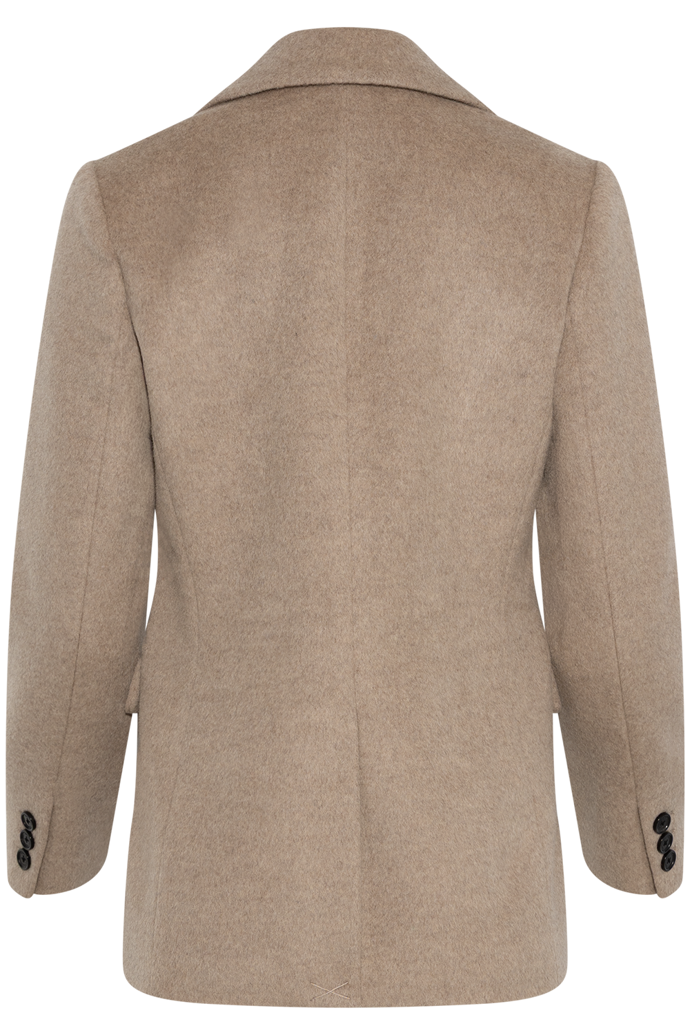 Wool/Silk Blazer - Beige