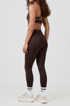 Racer Tights - Mocca Brown