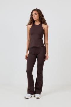 DoubleTrouble Bra Tank - Mocca Brown