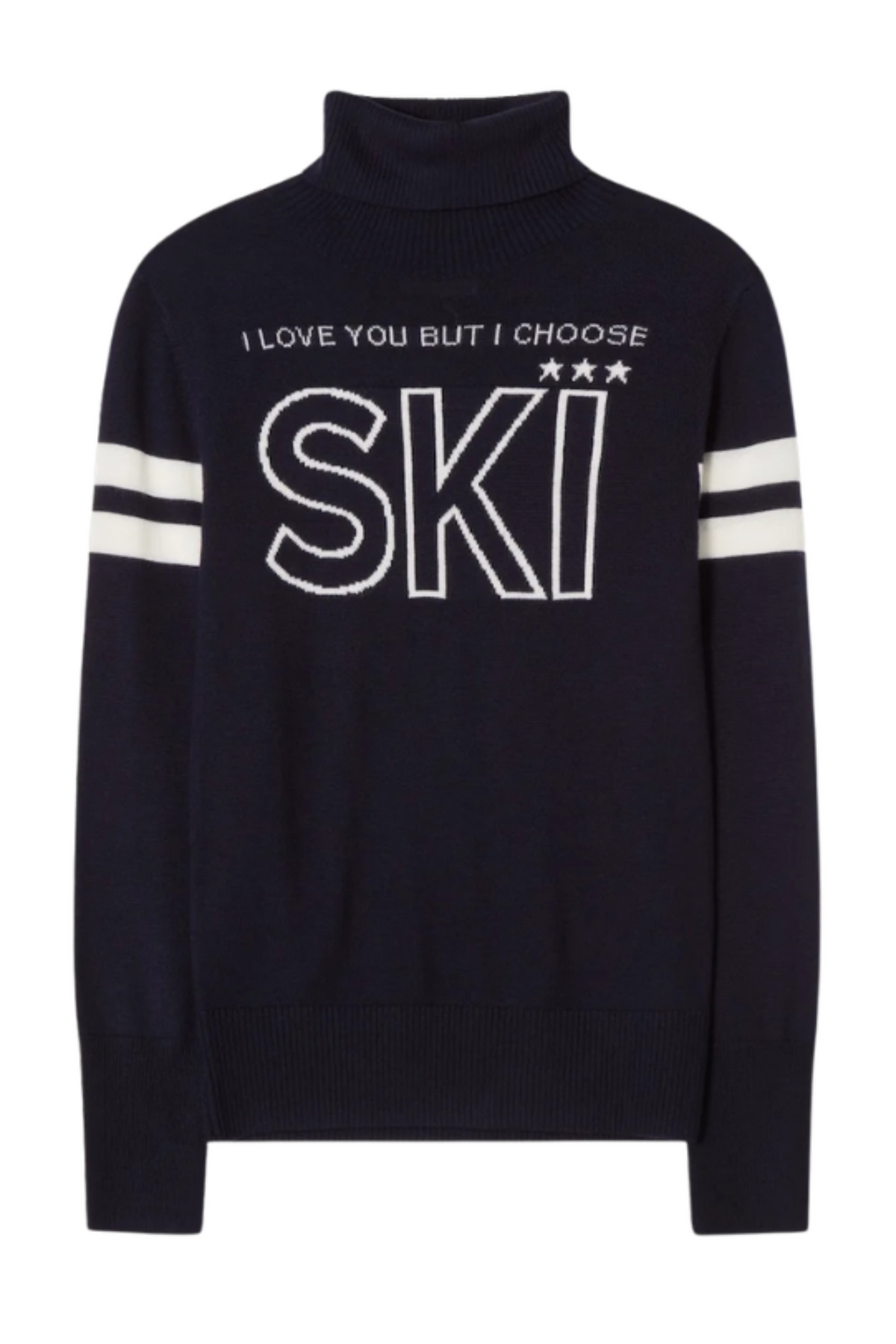 Bibi Fitted Sweater Women - Navy Blue