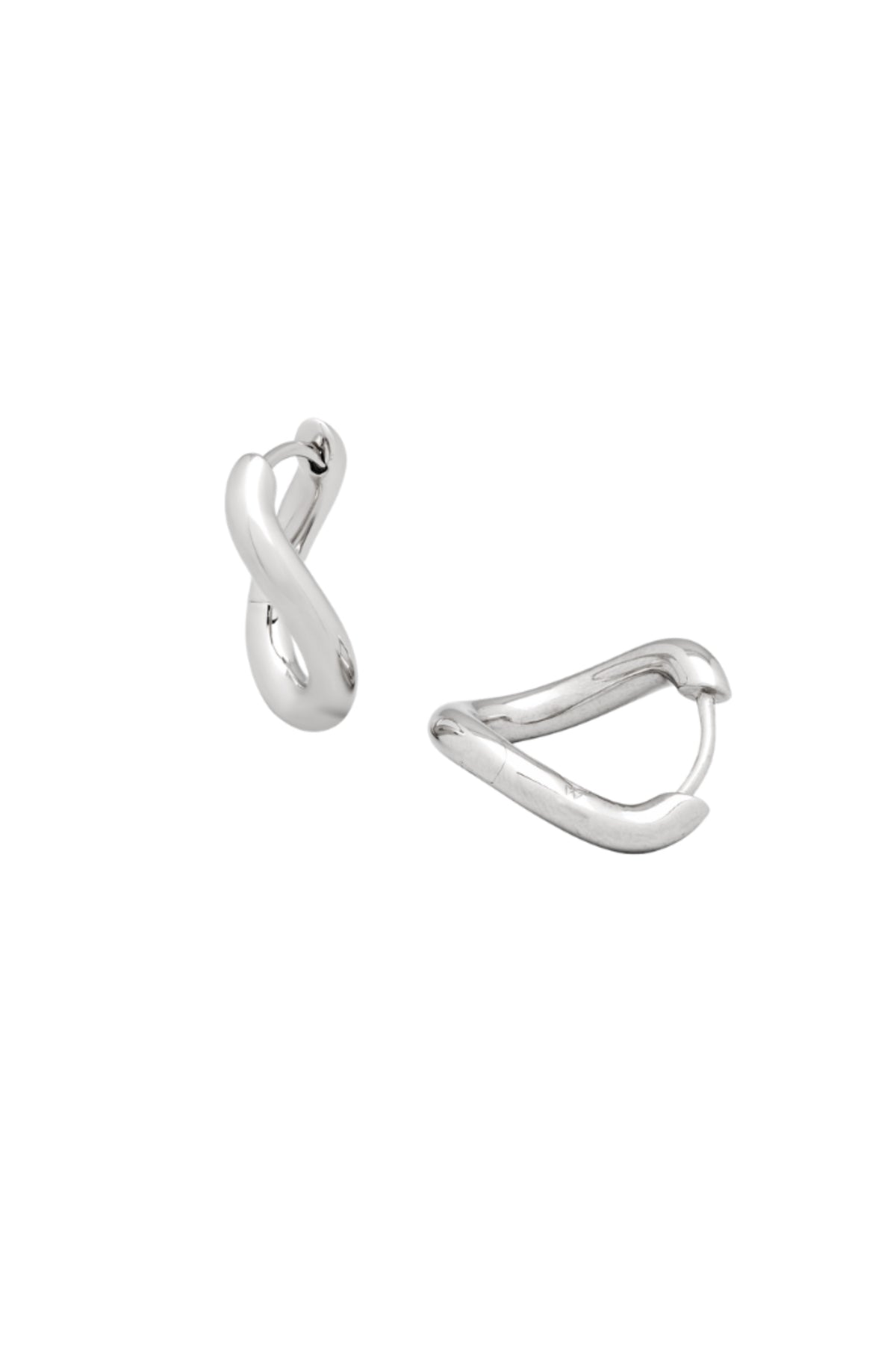 River Hoops Medium - Silver