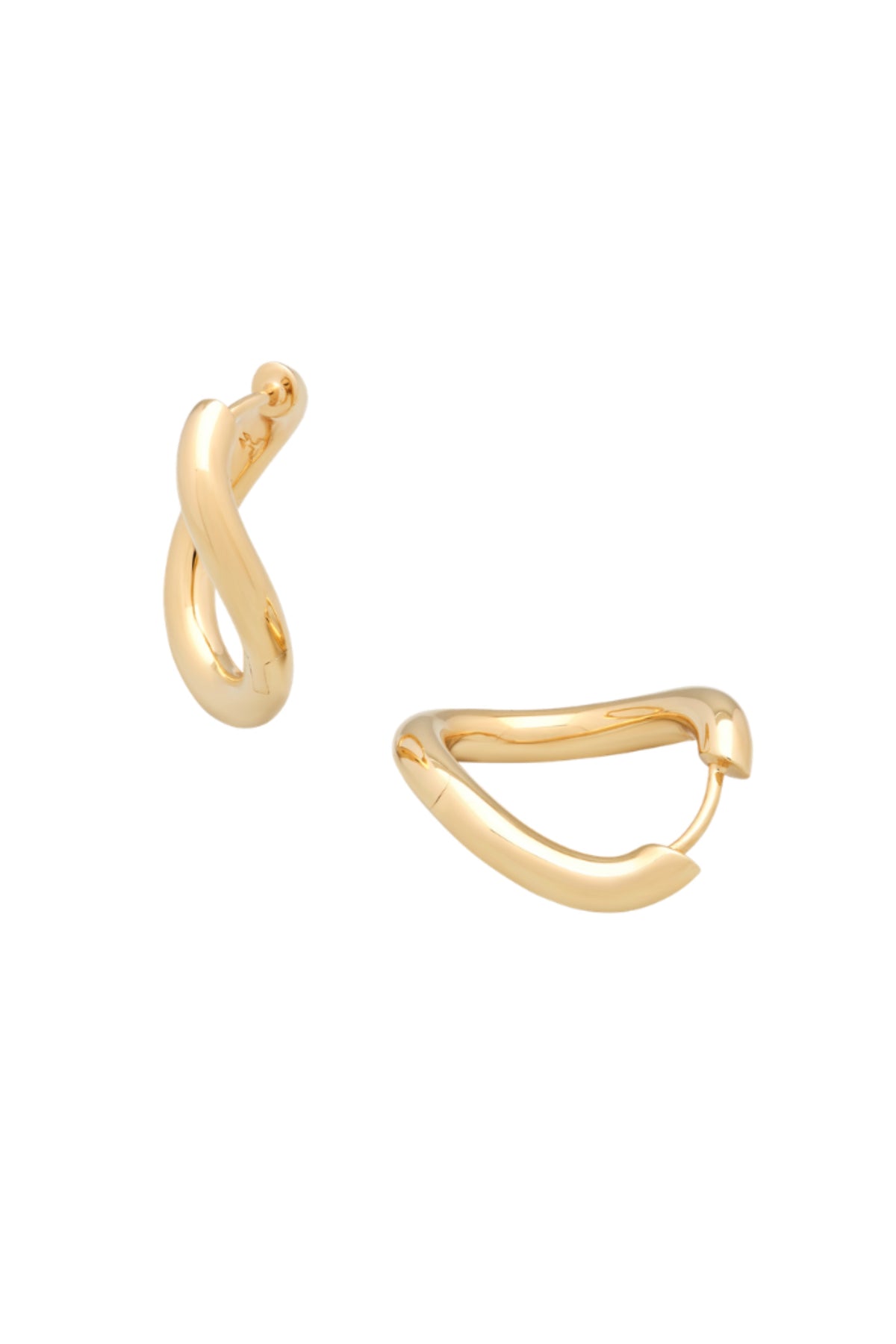 River Hoops Large - Gold