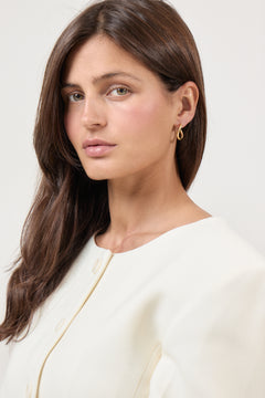 River Hoops Large - Gold
