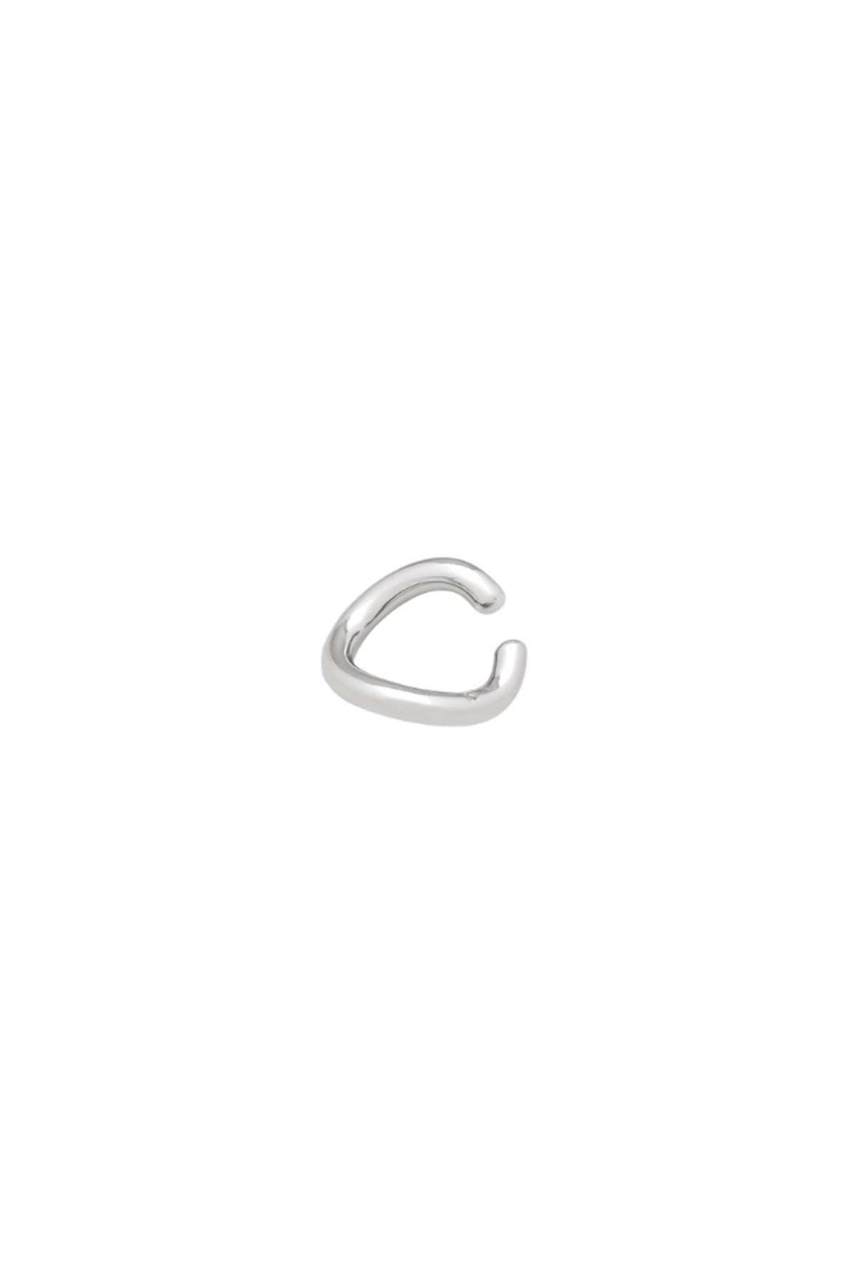 River Ear Cuff - Silver