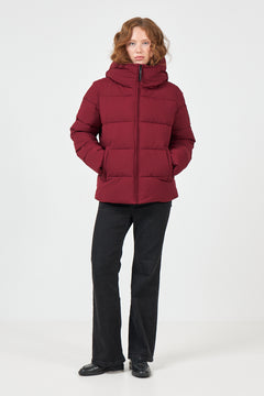 Maud Puffer Jacket - Bordeaux