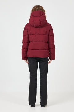 Maud Puffer Jacket - Bordeaux