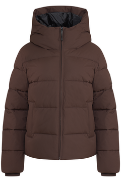 Maud Puffer Jacket - Dark Brown
