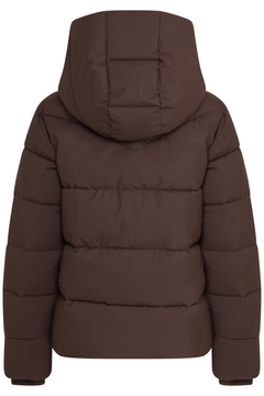 Maud Puffer Jacket - Dark Brown