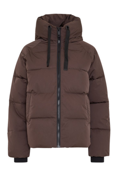 Pavine Down Short Jacket - Hot Fudge