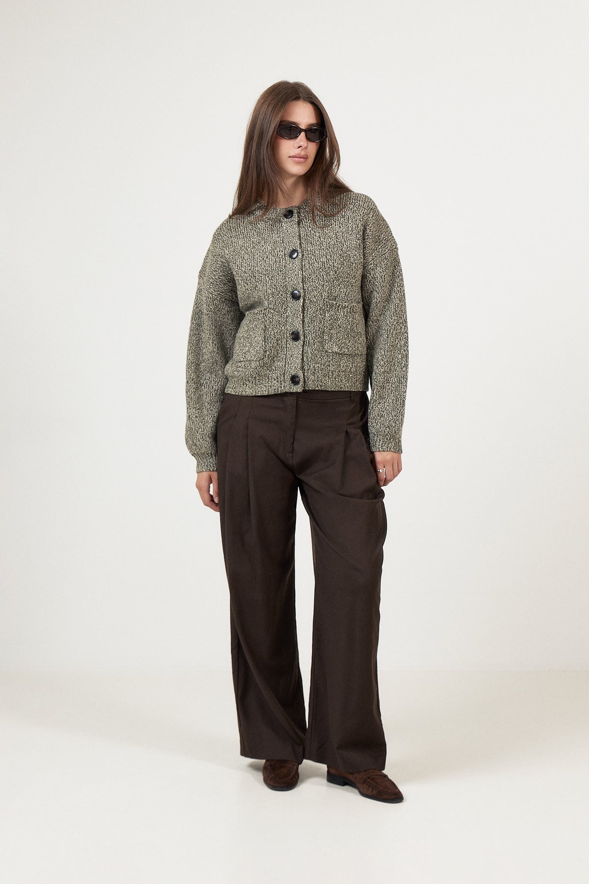 Trinity Lissi Cardigan - Kalamata Mel