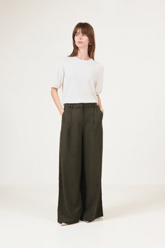 Cabrie Hw Pants - Forest N Mel