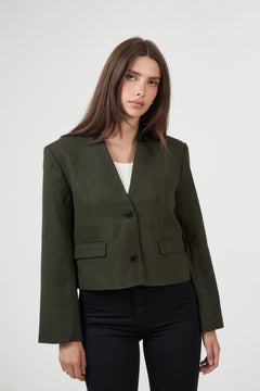 Cabrie Jacket - Forest N Mel