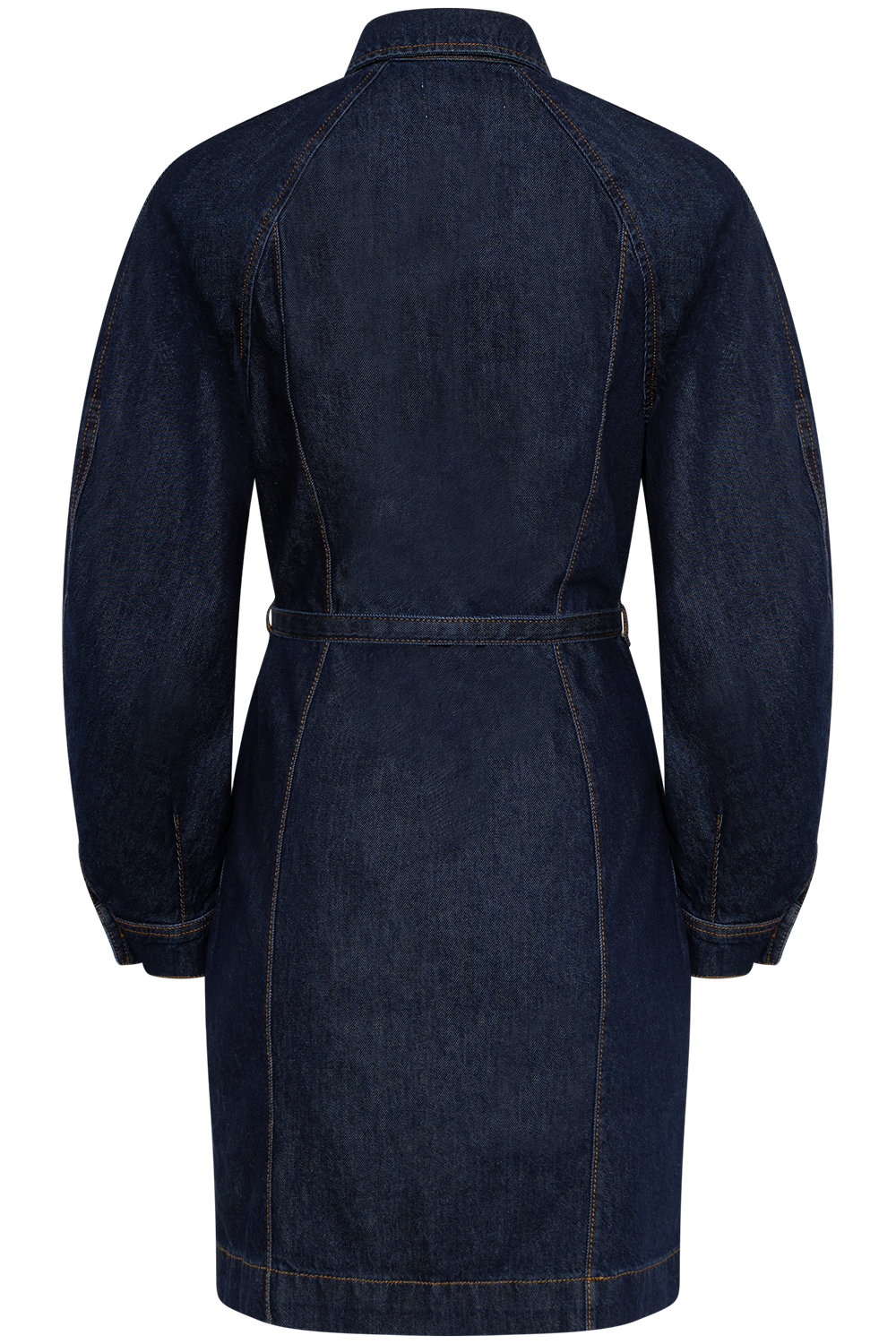 Sana Lis Denim Shirt Dress - Dark Blue Wash