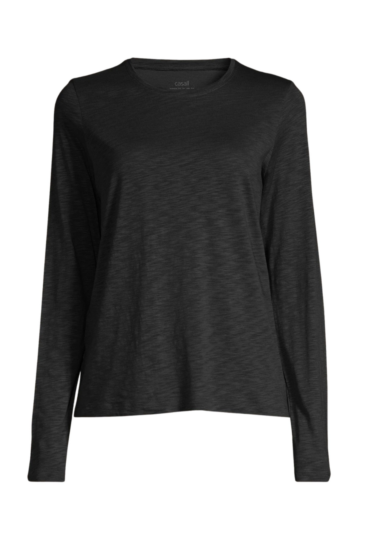 Soft Texture Long Sleeve - Black