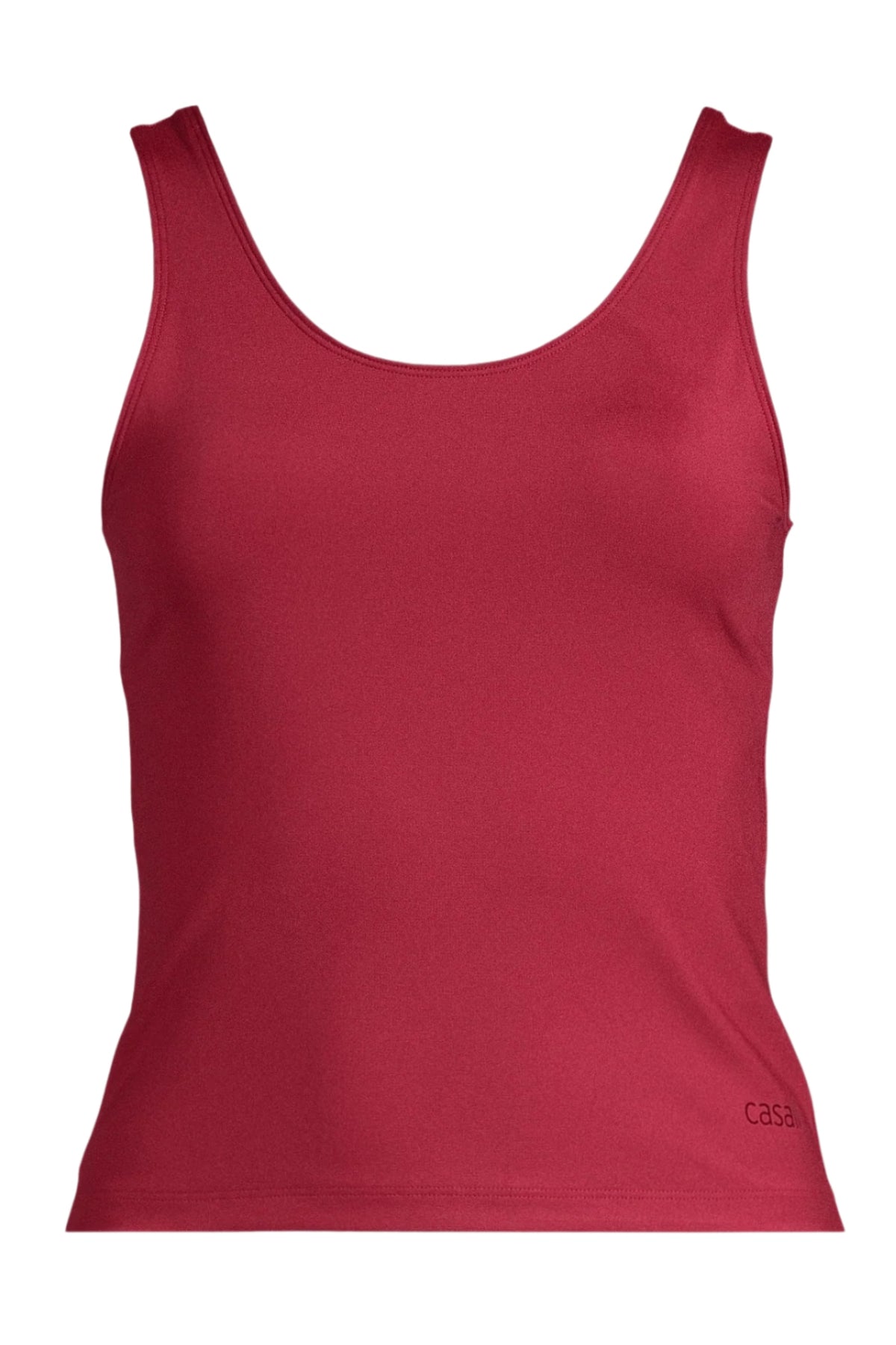 Scoop Tank - Maroon Red