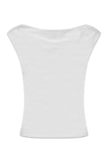 Hima Off-Shoulder Top - Soft White