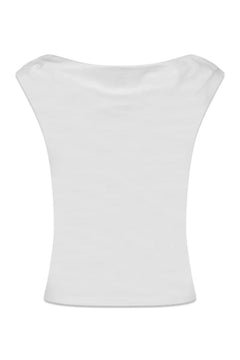Hima Off-Shoulder Top - Soft White