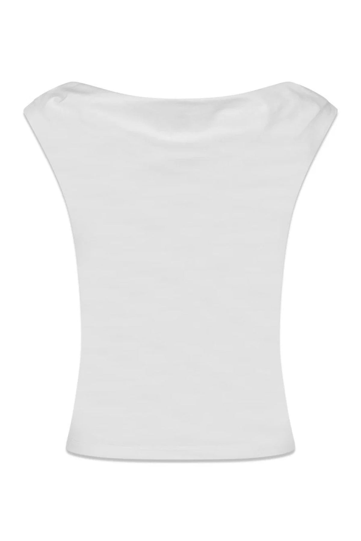 Hima Off-Shoulder Top - Soft White