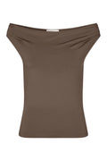 Hima Off-Shoulder Top - Chocolate Chip