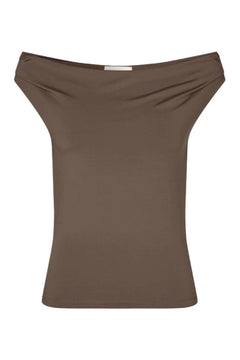 Hima Off-Shoulder Top - Chocolate Chip