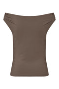 Hima Off-Shoulder Top - Chocolate Chip