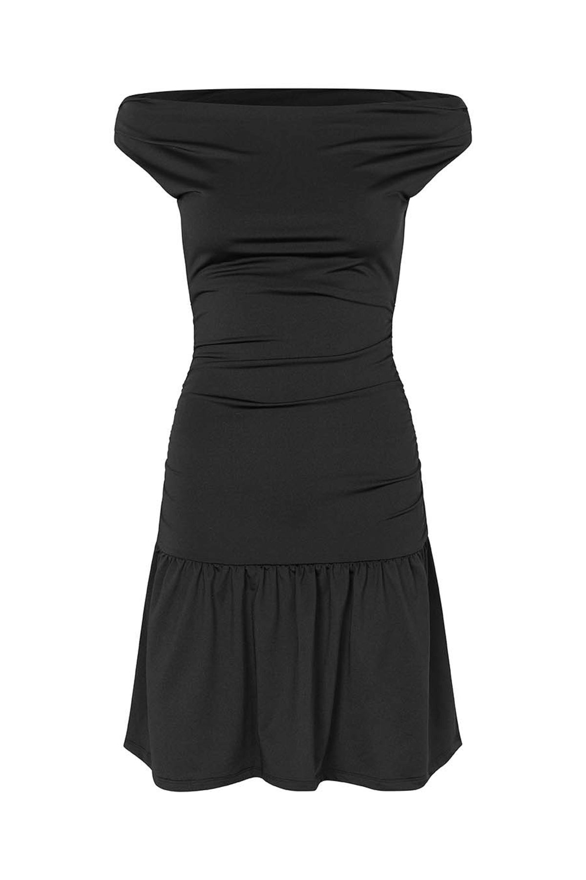 Hima Flare Dress - Black
