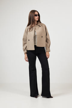 Clea Jacket - Beige Melange