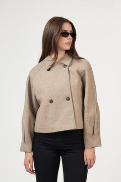 Clea Jacket - Beige Melange