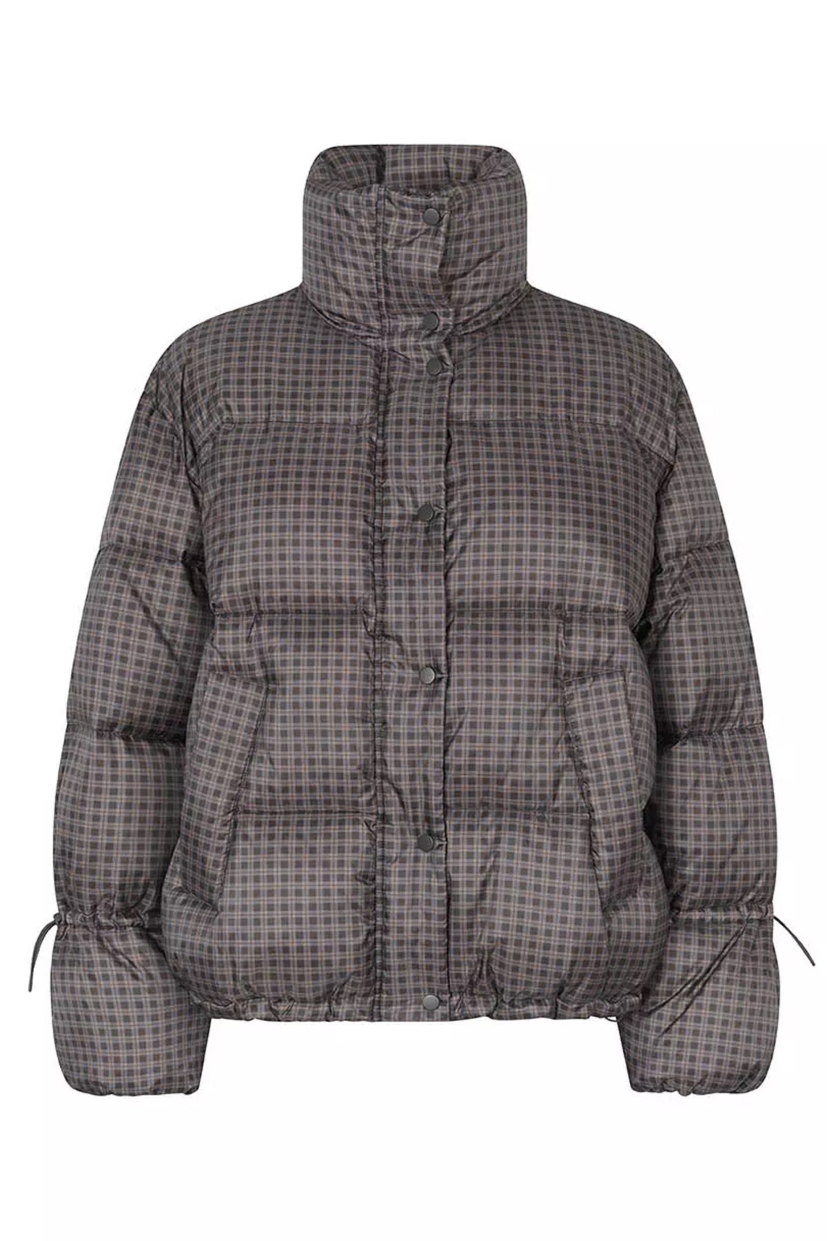 Odin Print Jacket - Chocolate Check
