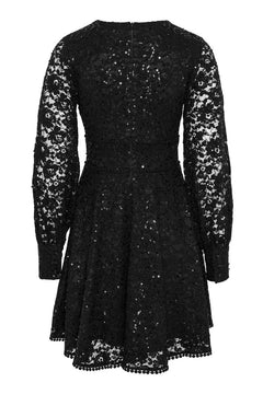 Freya Mini Dress - Black Lace