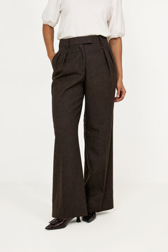 Sandra Pants - Dark Brown