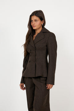 Sandra Blazer - Dark Brown