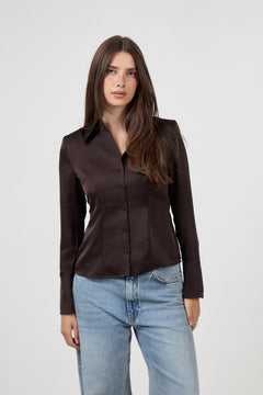 Jacinda Shirt - Black Coffee