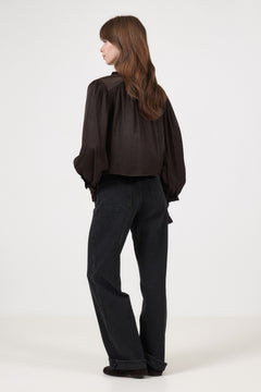 Sunita Blouse - Black Coffee