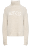 April Chunky Knit Turtleneck - Moonbeam