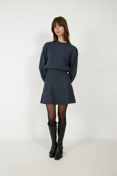 Mercy East Skirt - India Ink