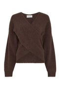 Zinelle Hope Wrap Pullover - Hot Fudge