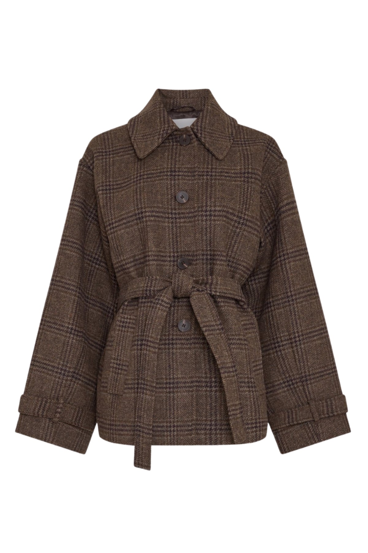 Amaranda Jacket Chk - Hot Fudge Rubbe