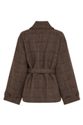 Amaranda Jacket Chk - Hot Fudge Rubbe