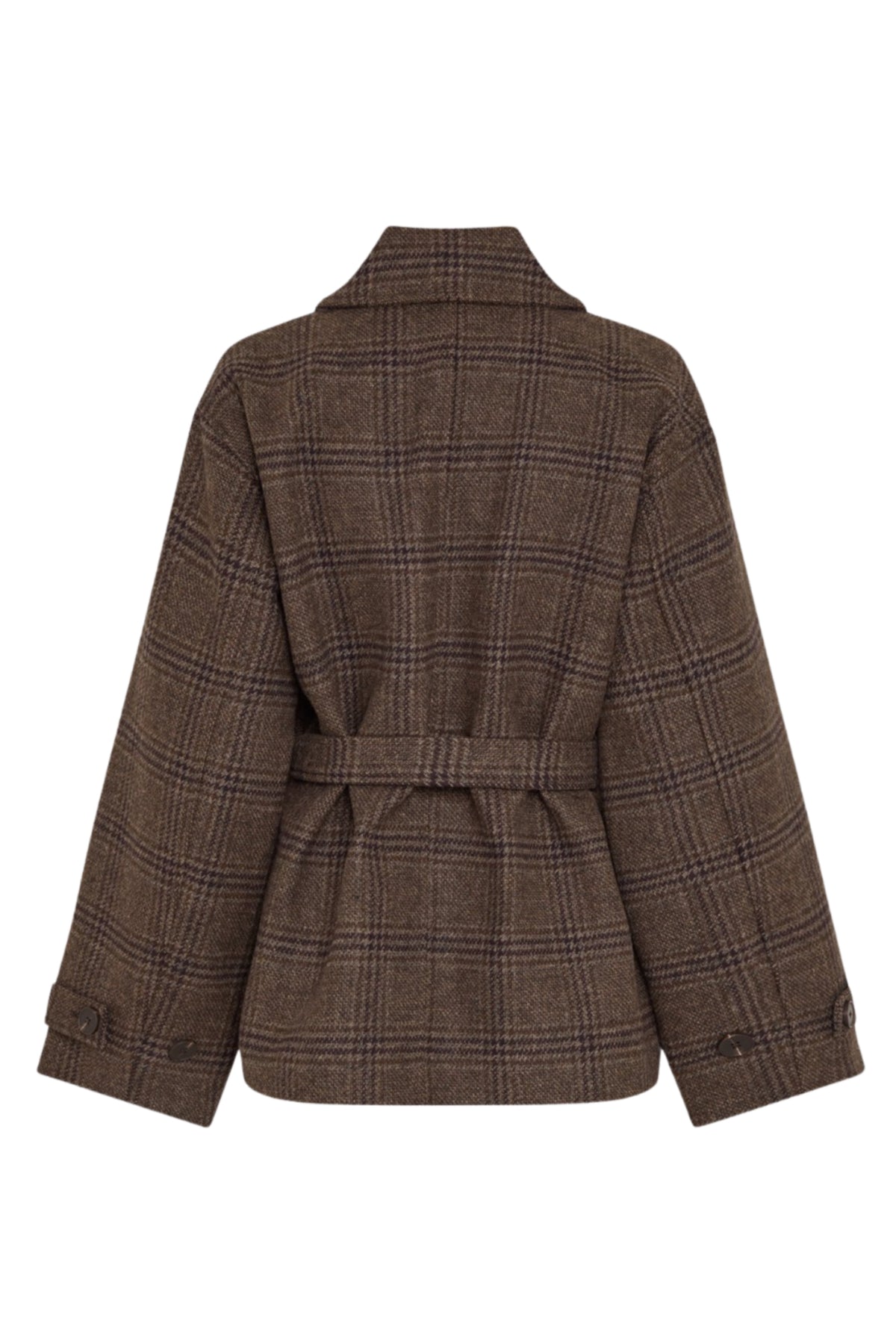 Amaranda Jacket Chk - Hot Fudge Rubbe
