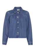 Ago Rue Shirt - Mid Blue Wash