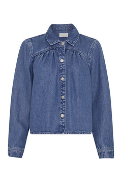 Ago Rue Shirt - Mid Blue Wash