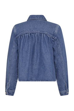 Ago Rue Shirt - Mid Blue Wash
